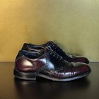 Vintage Johnston   Murphy Aristocraft Dark Brown Leather Oxfords