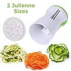 Manual Vegetable Spiralizer Slicer Zucchini Noodle Maker Cutter Kitchen Tool