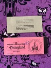 Genuine Adult  Old Vintage Disneyland  Ticket Book A-e - Disney September 1980