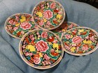 Lot Of 32 Vintage Hand Painted Porcelain Plates Famille Rose China