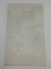Max   The Make-ups Dark Motive 1980s Austin Punk Flyer Studio 29 New Wave Rare