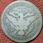 1896 Barber Quarter 25c Silver Coin 90  Silver Nice Coin