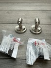 Lot Of 2 Moen Dn0703bn Iso Robe Hook In Spot Resistant  Brushed Nickel