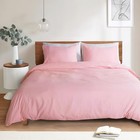  Duvet Cover Size     Duvet Cover Set - Soft And Breathable Queen Blush Pink