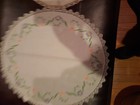 Lot Of 3 Vtg  Table dresser Scarves Embroidery And Lace