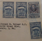 Stampmart   Honduras 1951 Air Mail Upu   Overprint Stamps Cover Used To Mo Usa