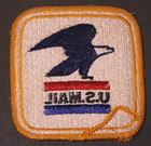 Vtg Us Mail Patch Sew On Postal Postman Uniform Hat Usps Eagle Carrier 1970 s