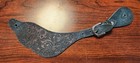 Rodeo Western Spur Straps  4 Pcs  Blue Leather