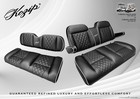 Kozip Yamaha G29 drive2 Golf Cart Front rear Seat backrest Cushions Black