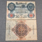115 Year Old Choice Fine 1910 German 20 Mark Banknote   - Amazing Collectable