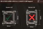 2x Noctua Nh-u12dx I4 Cpu Coolers Lga-2011  square-ilm Only  Asus Z10pe-d8 Ws
