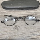 Antique 18th-19th Century Sliding Adjustable Temple Arm Spectacles Saddle Bridge