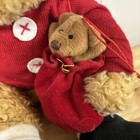 Russ Berrie Sammy Santa Teddy Bear Avon Collection 9  Christmas Collectible