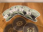 Disney Club 33 Alice In Wonderland Mad Tea Party Paper Coaster Set Of Hats 1901