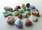 20 Pieces Beach Combed Sea Glass Multis  Marble Melts  Art Glass  Colorful 