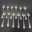  12x Antique Durgin  gorham  Fairfax Sterling Silver Tea Spoons - 370 61g