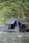 2-3 Person Inflatable Roof Top Tent Waterproof Amphibious Camping For Suv Truck