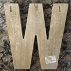 Decorative Brown Wooden Alphabet Letter W For Any Room
