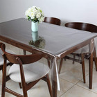 Clear Vinyl Tablecloth Protector Waterproof oil-proof Plastic Rectangle Transpar