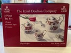 Rare Lady Carlyle Vintage Royal Albert  3piece Tea Serving Set Royal Doulton