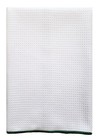 6 Piece Sublimation Blank Poly Green Trim Waffle Weave Towels 16 X 24 Wafgrn-6