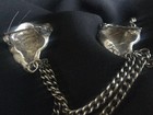 Vintage Sterling Silver Gibson Girls Sweater Guard