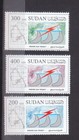 Stamps Sudan 2005 Sc-576 578 Sudan Merowe Dam Lot X10 Mnh Sets   28