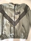 Us Army Military Gray Reflective Ipfu Physical Fitness Jacket Size Medium Reg 