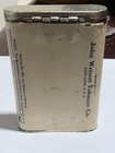 Rare 1930s    insert    Paper Label Hinged Pocket Tobacco Tin In Excellent Condition