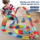 92 Pcs Set Of Children s Track Car Toys  Glow In The Dark Race Track Toys   track 