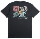 Quiksilver Men s Collage Classic Short Sleeve Knit T-shirt - Black - New