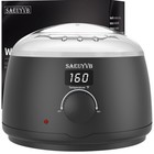 Digital Wax Warmer With Lid   16oz Pot - Professional Hair Removal Heater  Black