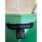 American Eagle Outfitters Mint Green Crochet Lace Trim Cami Tank Top Y2k