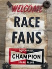 Vintage Champion Spark Plugs Race Poster motorcycle Races-70 s Mx Arrow Directio