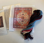 Vtg Tidewater Oriental Wool Rug Kit  42205 1977 1 1 Scale Dollhouse Miniature