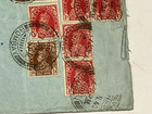 Stamp Cover Air South Africa Surface India New York