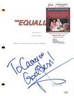 Denzel Washington Signed Autograph The Equalizer Movie Script Screenplay Jsa Coa