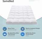 Mattress Topper Queen extra Thick Mattress Pad Cover For Back Pain cooling Mattr