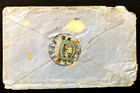 Civil War Letter  W cover July 10  1864 From Mt  Pleasant  N c  To Jennie Grace