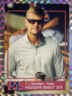 2018 Tj Saunders Trainer  18 Mississippi Braves Minor League Aa Cstore More Rare