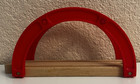 Thomas And Friends   Brio Arch Wooden Bridge Red 6 1 2  Long