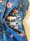 Vintage 90s Jo Lene Toddler Girl s Sz 3t Bib Collar Pleated Floral Dress