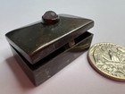 Vintage Silver Pill Box    Made In Mexico   As Is