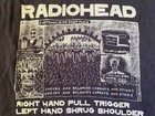 W a s t e  Waste Radiohead Shirt Large L Hand Trigger Everything Right Place