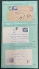 1907-1958 Gold Coast-ghana Postal History Cover Lot  Registered  Wwii Mail  Tax