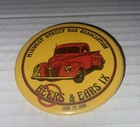 Vintage 1986 Pinback Button Midwest Street Rod Association Truck Beers And Ears