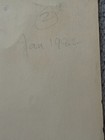 Aubrey Penny Abstract Art C  1982 Geometric Mixed Media On Paper Listed Artist