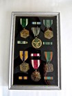 6 Us Medals Army   Navy Commendation With Combat V  Air Force 2nd Award 3 More