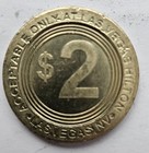 Vintage Las Vegas Hilton  2 Gaming Token     Collectible Casino Memorabilia