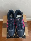 Adidas Breaknet Kids Sz 6 Navy Sneakers W  Hot Pink Stripes